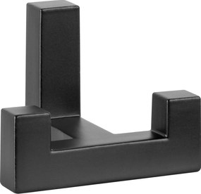 Dupla Bútor Akasztó Ruházat Fali Akasztó Fekete Mat Qubik CH-43