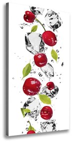 Fali vászonkép Cseresznye és víz ocv-52519175