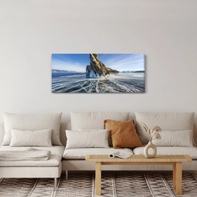 Jeges sziklák képe (120x50 cm)