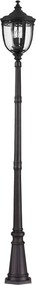 ELSTEAD FE-EB5-L-BLK ENGLISH BRIDLE Kandeláber Fekete, Átlátszó E14 IP44