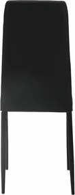 Étkező szék, sotétszürke/fekete, ENRA