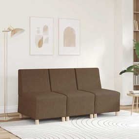 barna szövet kanapéfotel 55 cm