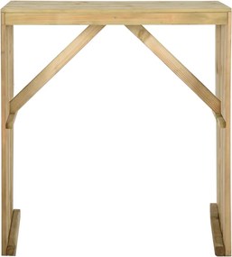 vidaXL impregnált fenyőfa bárasztal 100 x 60 x 110 cm