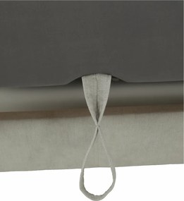 Ülőgarnitúra tárolóhellyel, világosszürke, szövet, jobbos, BUTON R