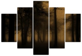 Kép - Sötét erdő (150x105 cm)