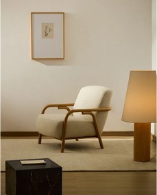 Bézs zsenília fotel Sylo – Kave Home