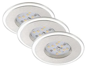 Briloner 7197-039-KÉSZLET 3x LED Dimmelhető fürdőszobai lámpa LED/4,5W/230V IP44