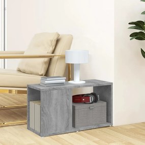 szürke sonoma színű szerelt fa TV-szekrény 60 x 24 x 32 cm