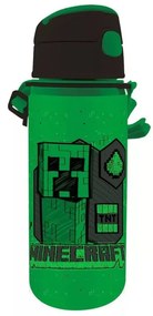 Minecraft alumínium kulacs akasztóval green 600ml