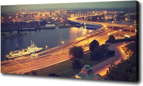 Vászonkép Szczecin Lengyelország 100x70 cm