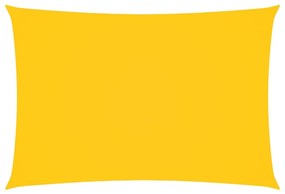 sárga téglalap alakú oxford-szövet napvitorla 3 x 5 m