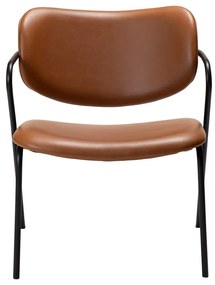 Konyakbarna bőrutánzat fotel Zed – DAN-FORM Denmark