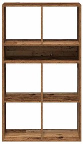 könyvszekrény antik fa 66x31x112 cm szerelt fa