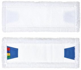Felmosó füles Economy, 40 cm - mikroszálas, fehér