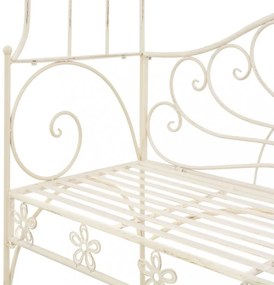 fehér antik vas kerti pad 122 cm