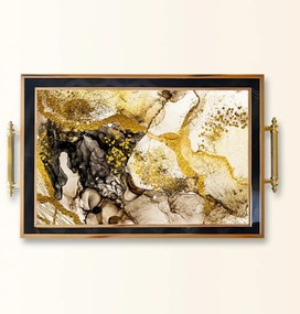 Üveg tálca, 38×24 cm – TPA9868