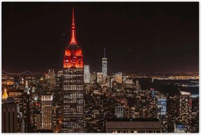 Poszterek 120x80 New York felülnézet