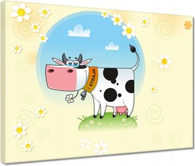 Vászonkép 40x30 A tehén nem változtatja meg a véleményét
