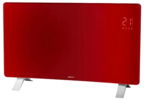 Sencor - Okos elektromos konvektor/hősugárzó 1200/2400 W/230 V IP24 Wi‑Fi piros
