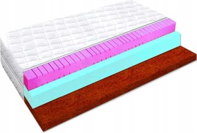 Habszivacs matrac 100x180 hr zónás kókusz 25cm anatómiai hátmatrac H2