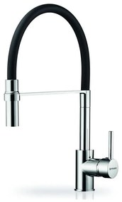 Pyramis 90939801 - SERINA mosogató csaptelep flexibilis karos, króm/fekete