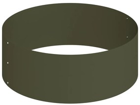 Fém Növényágy Acél/olívazöld Acél Ø 90 cm Moduláris