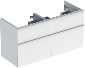 Geberit iCon szekrény 118.4x47.6x61.5 cm Függesztett, mosdó alatti fehér 502.309.01.1