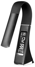 Brilagi - LED Dimmelhető asztali lámpa kijelzővel PELLE LED/7W/230V fekete