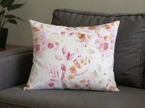 Szett 2 db díszpárnahuzat mikroszálból FLORANY 50x70 cm, fehér