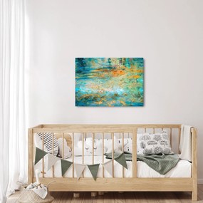 A kék absztrakció képe (70x50 cm)