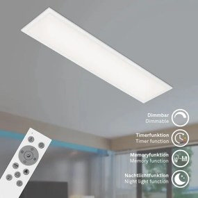 Brilo - RGBW Dimmelhető mennyezeti lámpa SLIM LED/24W/230V 100x25 cm + távirányító
