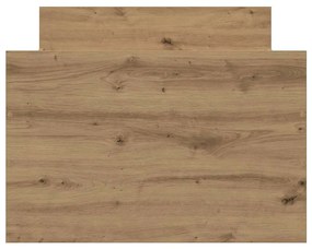 kézműves tölgy szerelt fa ágykeret matrac nélkül 100x200 cm