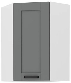 Felső sarok konyhaszekrény Lucid 58 x 58 GN 90 1F (dustgrey + fehér). 1045552