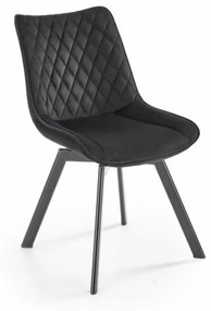 K520 szék, fekete/fekete