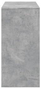 betonszürke szerelt fa bárasztal 102 x 50 x 103,5 cm