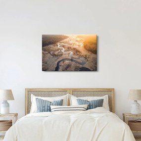 Kép - Hajnal a kanyarulaton (90x60 cm)