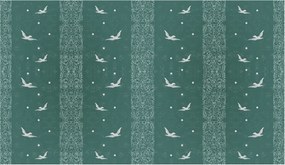 Flizelin fotótapéta Fehér madarak türkiz finom minta 520x300 +ragasztó