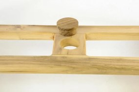 DIVERO Kerti asztal 120/170cm tíkfa