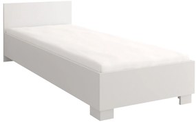 Egyszemélyes ágy 90 cm Oleg I (fehér). 1071610