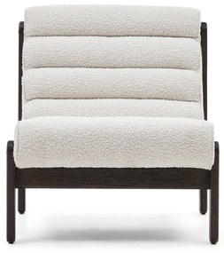 Fehér buklé fotel Magira – Kave Home