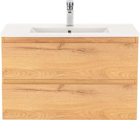 Vario Forte 80 alsó szekrény mosdóval tölgy-tölgy