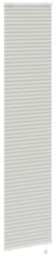 pliszírozott redőny világosszürke 50x200 cm szövetszélesség