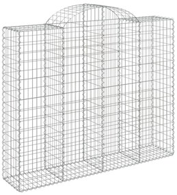 20 db íves horganyzott vas gabion kosár 200x50x160/180 cm