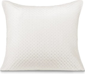 Dekoratív párnahuzat Maya 45x45 velúr steppelt világos bézs