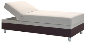Egyszemélyes ágy 85 cm Sodak (barna + barna-szürke) (tárolóhellyel). 1100766