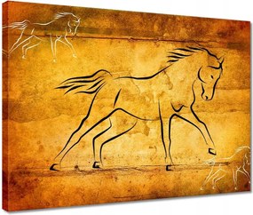 Vászonkép 40x30 Galoppozó ló