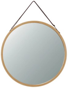 Fali tükör B053 NAT, bambusz