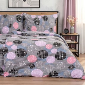 4Home Pink illusion krepp ágyneműhuzat, 140 x 200 cm, 70 x 90 cm, 140 x 200 cm, 70 x 90 cm