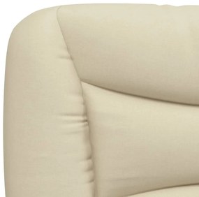 krémszínű szövet fejtámla párna 120 cm