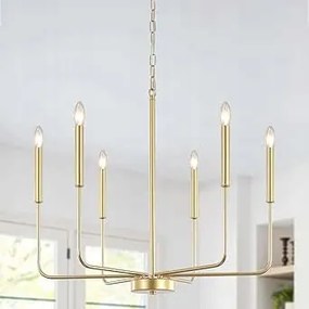 Arany csillár 6 lámpával, csillárok,